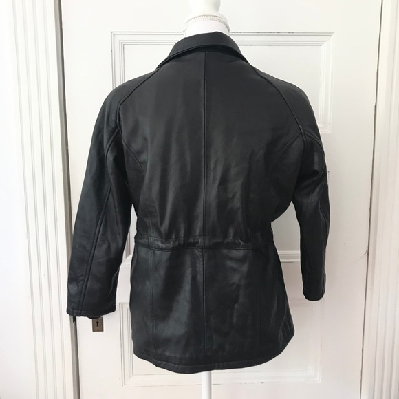 Dimension NY Lined Black Leather Jacket - Picture 4 of 5